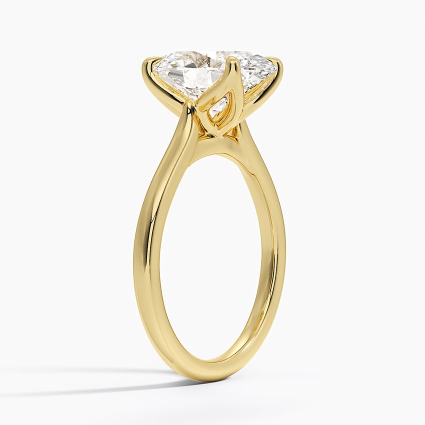 Mendocino Diamond Ring - Yellow Gold - 3 ct - Side 1