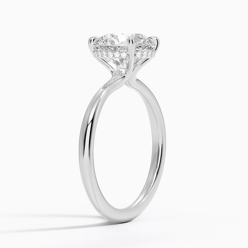 Bali Diamond Ring - White Gold - 2.5 ct - Side 1