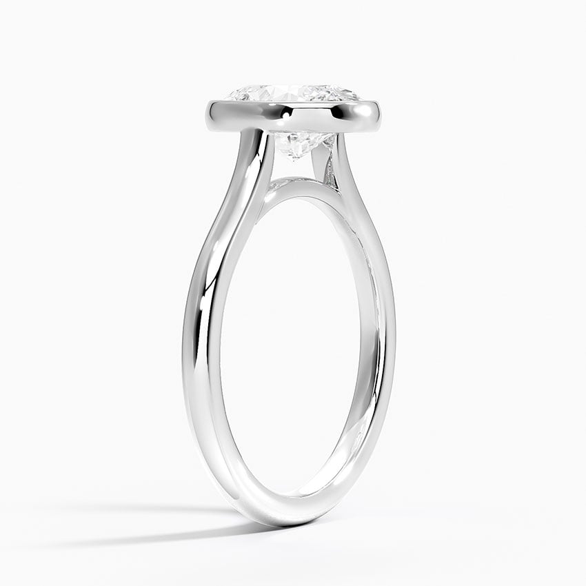 Valencia Diamond Ring - White Gold - 2 ct - Side 1