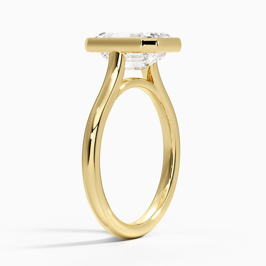 Big Sur Diamond Ring - Yellow Gold - 2 ct - Side 1