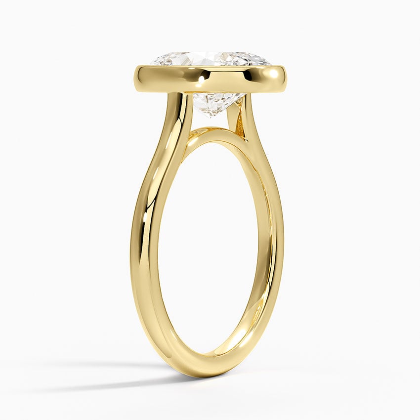 Valencia Diamond Ring - Yellow Gold - 3 ct - Side 1