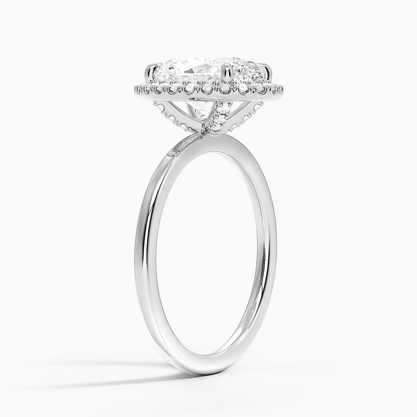 Sintra Diamond Ring - White Gold - 2.5 ct - Side 1