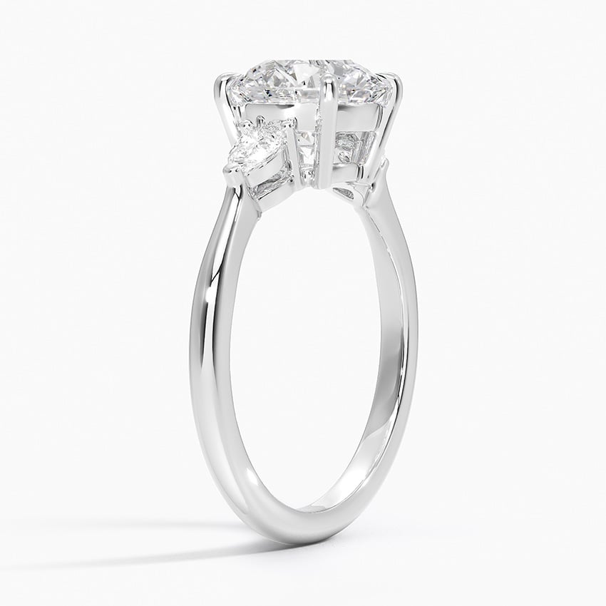 Agra Diamond Ring - White Gold - 3 ct - Side 1