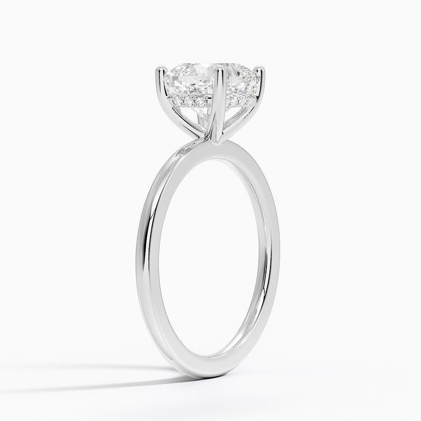 Tahiti Diamond Ring - White Gold - 2 ct - Side 1