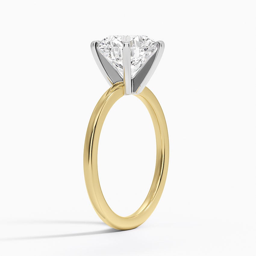 Nantucket Diamond Ring - Yellow Gold - 3 ct - Side 1