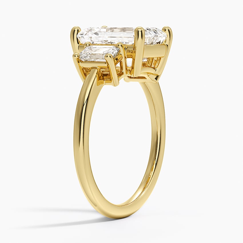 St. Moritz Diamond Ring - Yellow Gold - 3 ct - Side 1