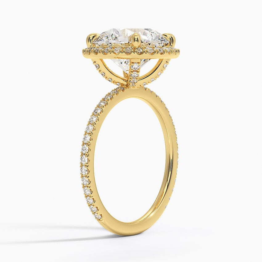 Palawan Diamond Ring - Yellow Gold - 3.5 ct - Side 1