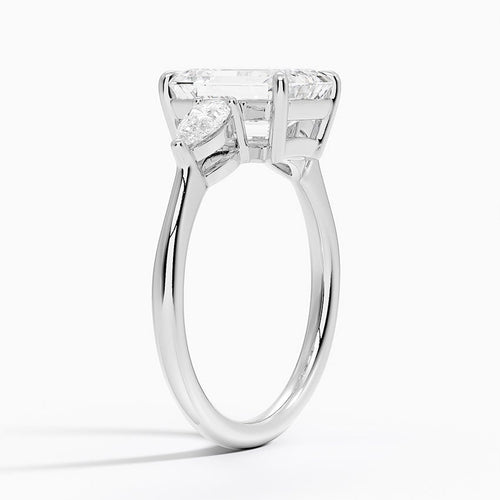Banff Diamond Ring - White Gold - 2 ct - Side 1