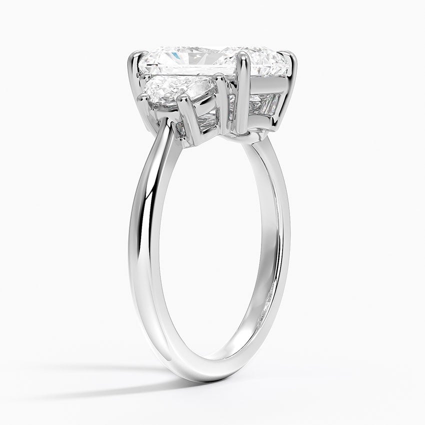Mendoza Diamond Ring - White Gold - 2.5 ct - Side 1