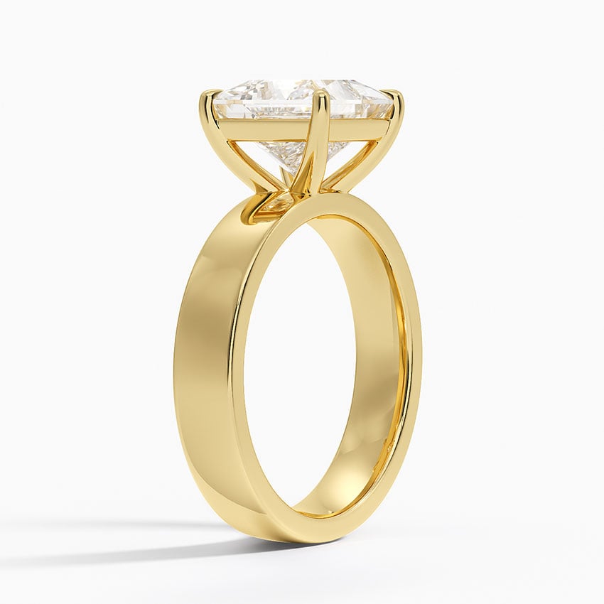Charleston Diamond Ring - Yellow Gold - 2.5 ct - Side 1