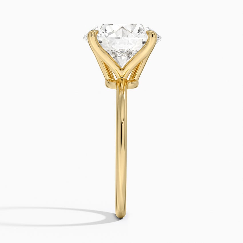 Kerala Diamond Ring - Yellow Gold - 5 ct - Side 2