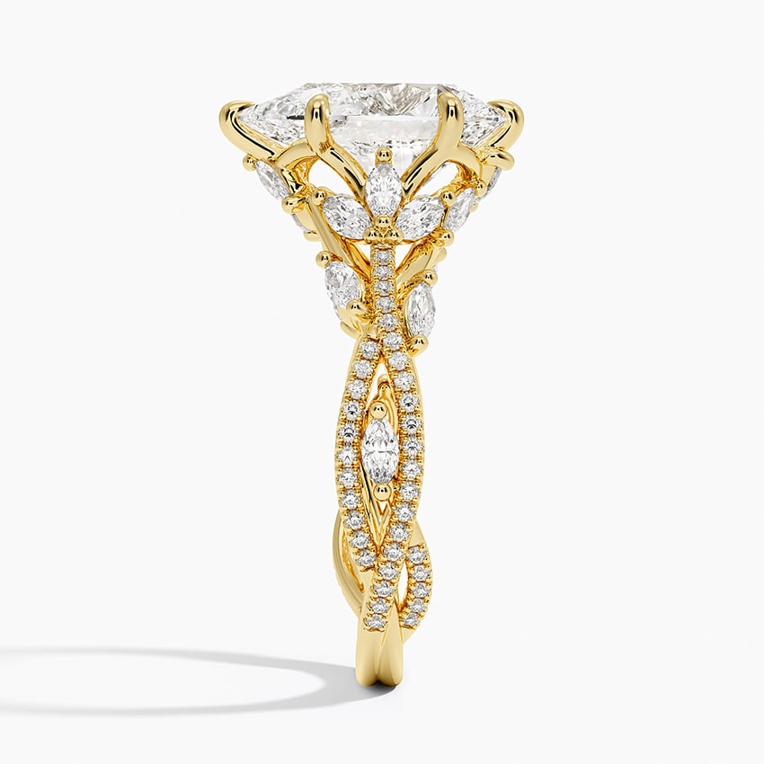 Marrakesh Diamond Ring - Yellow Gold - 2.5 ct - Side 2