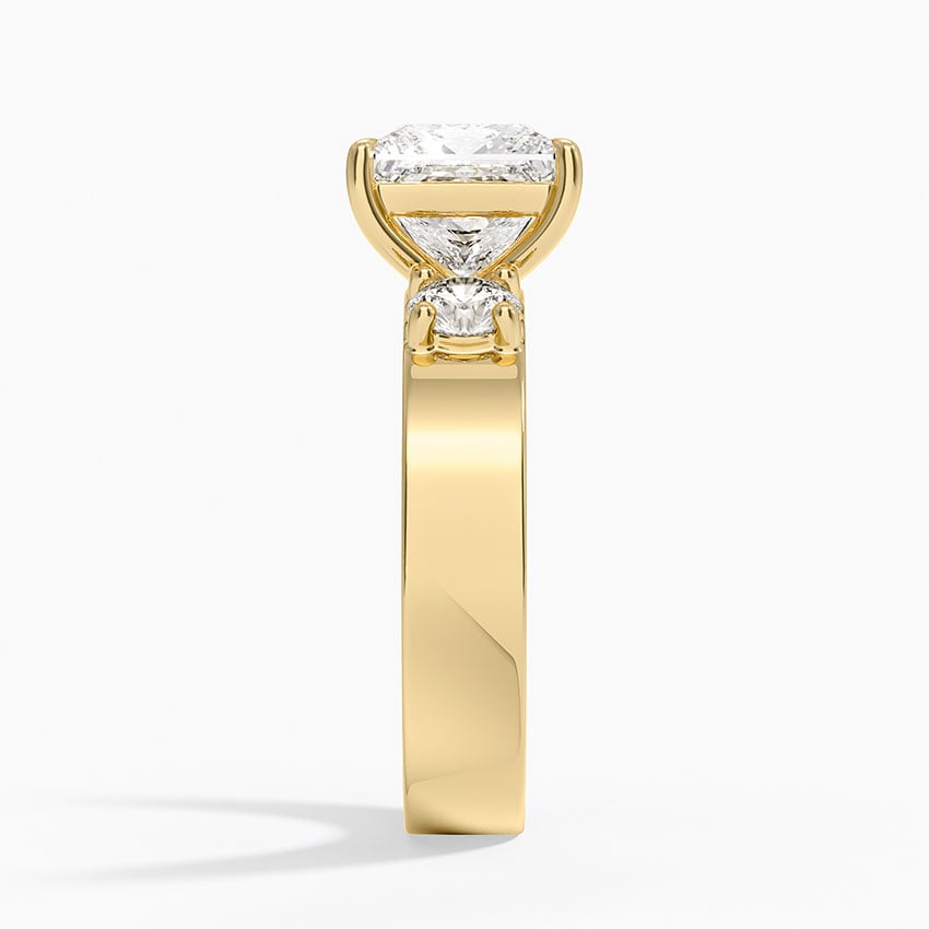 Tulum Diamond Ring - Yellow Gold - 2 ct - Side 2