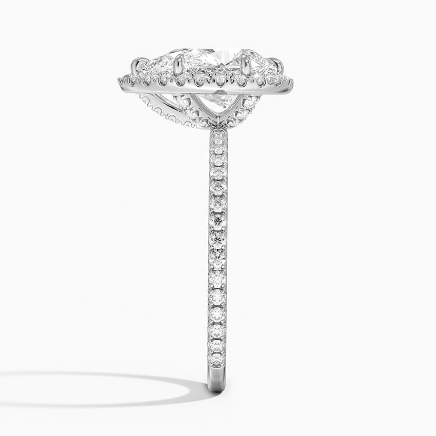 Provence Diamond Ring - White Gold - 2 ct - Side 2