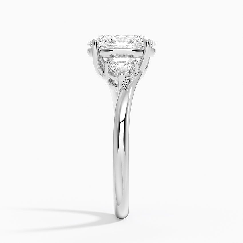 Kauai Diamond Ring - White Gold - 2 ct - Side 2