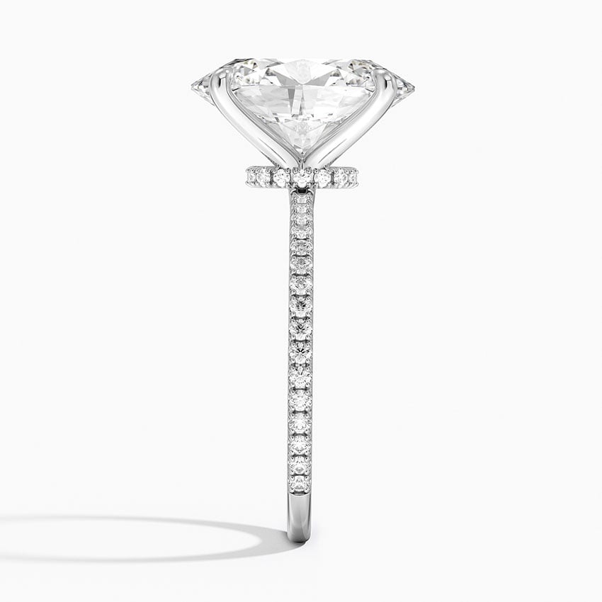 Seville Diamond Ring - White Gold - 5 ct - Side 2