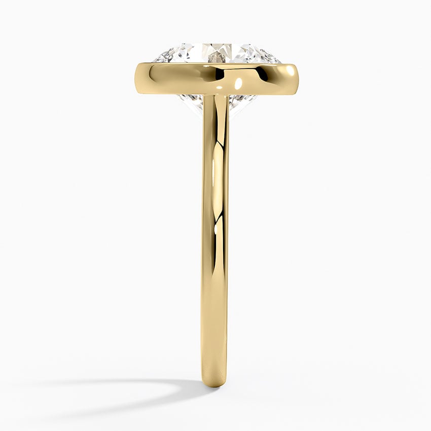 Jeju Lab-Grown Diamond Ring - Yellow Gold - 5 ct - Side 2
