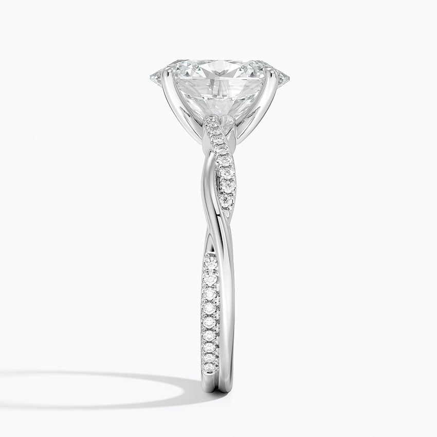 Sapporo Diamond Ring - White Gold - 2.5 ct - Side 2