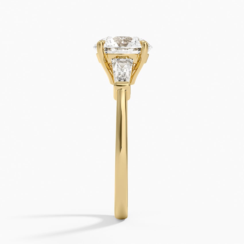 Malibu Diamond Ring - Yellow Gold - 2 ct - Side 2