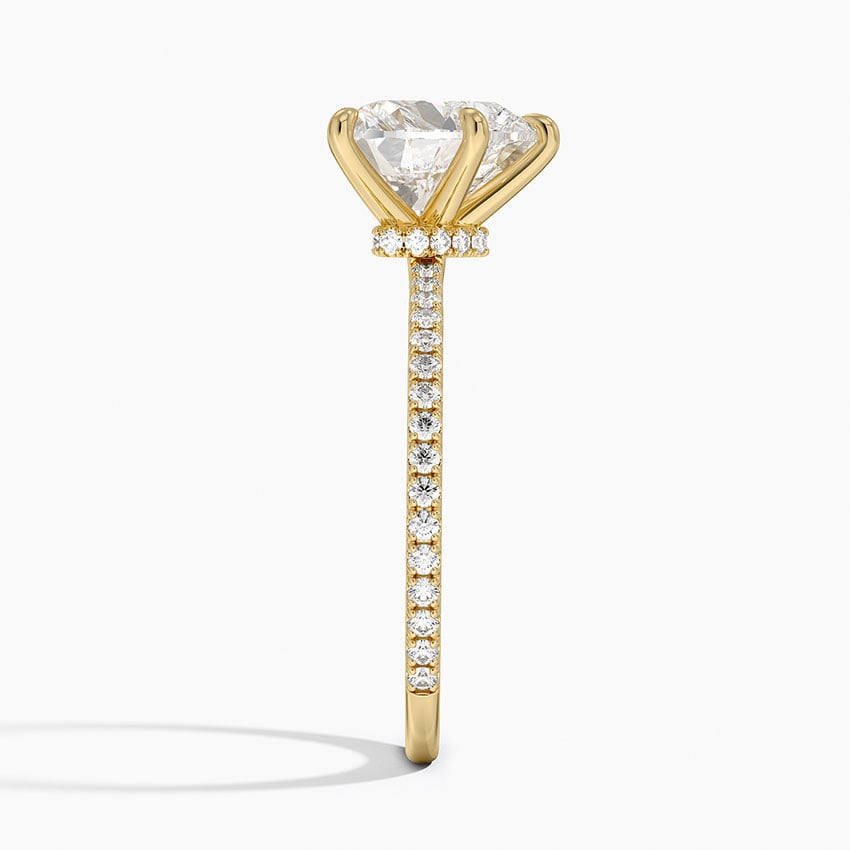 Verona Diamond Ring - Yellow Gold - 2.5 ct - Side 2