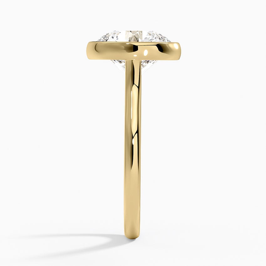 Jeju Lab-Grown Diamond Ring - Yellow Gold - 4 ct - Side 2
