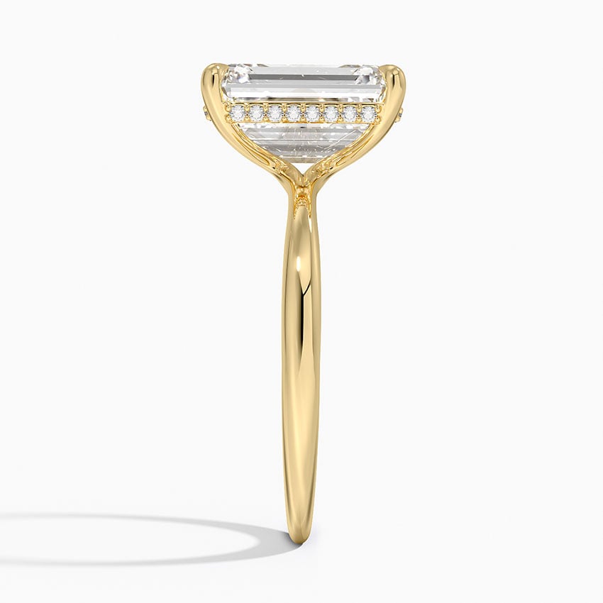 Maldives Diamond Ring - Yellow Gold - 3.5 ct - Side 2