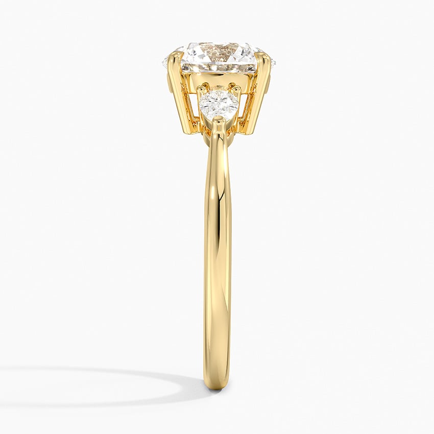 Agra Diamond Ring - Yellow Gold - 3.5 ct - Side 2