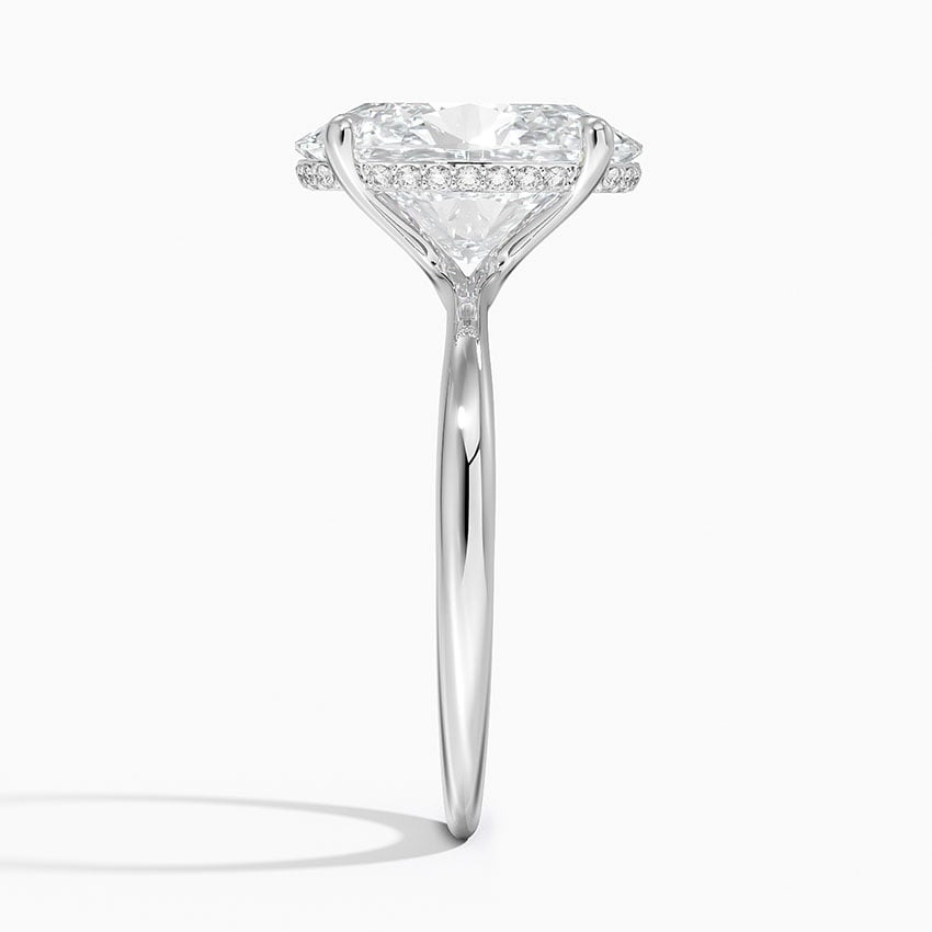 Carmel Diamond Ring - White Gold - 3.5 ct - Side 2