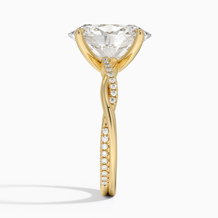 Sapporo Diamond Ring - Yellow Gold - 3.5 ct - Side 2