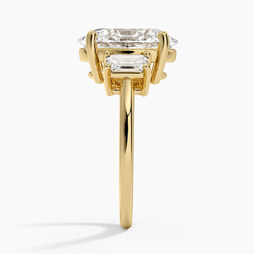 Geneva Diamond Ring - Yellow Gold - 3.5 ct - Side 2