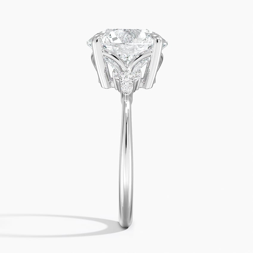 Sorrento Diamond Ring - White Gold - 3.5 ct - Side 2