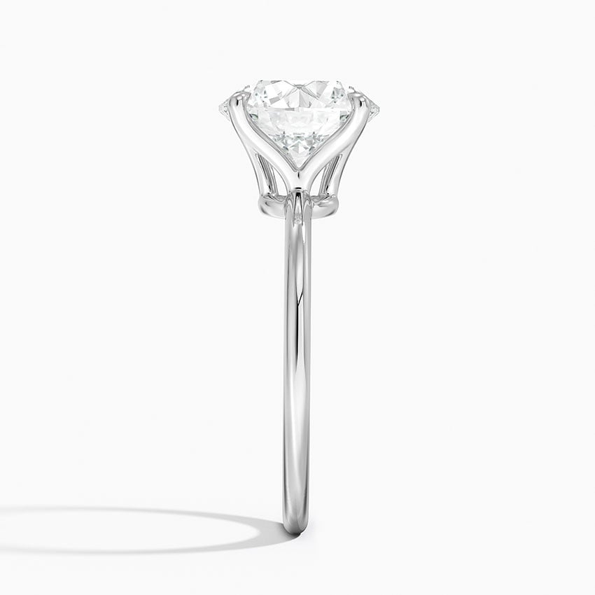 Kerala Diamond Ring - White Gold - 3 ct - Side 2