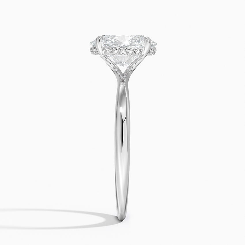 Carmel Diamond Ring - White Gold - 2 ct - Side 2