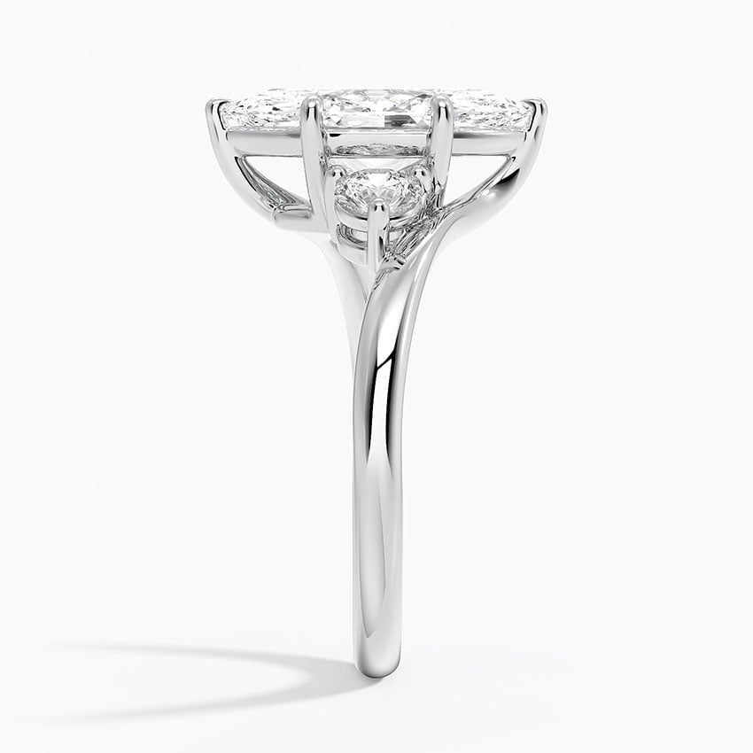 Portofino Diamond Ring - White Gold - 2 ct - Side 2