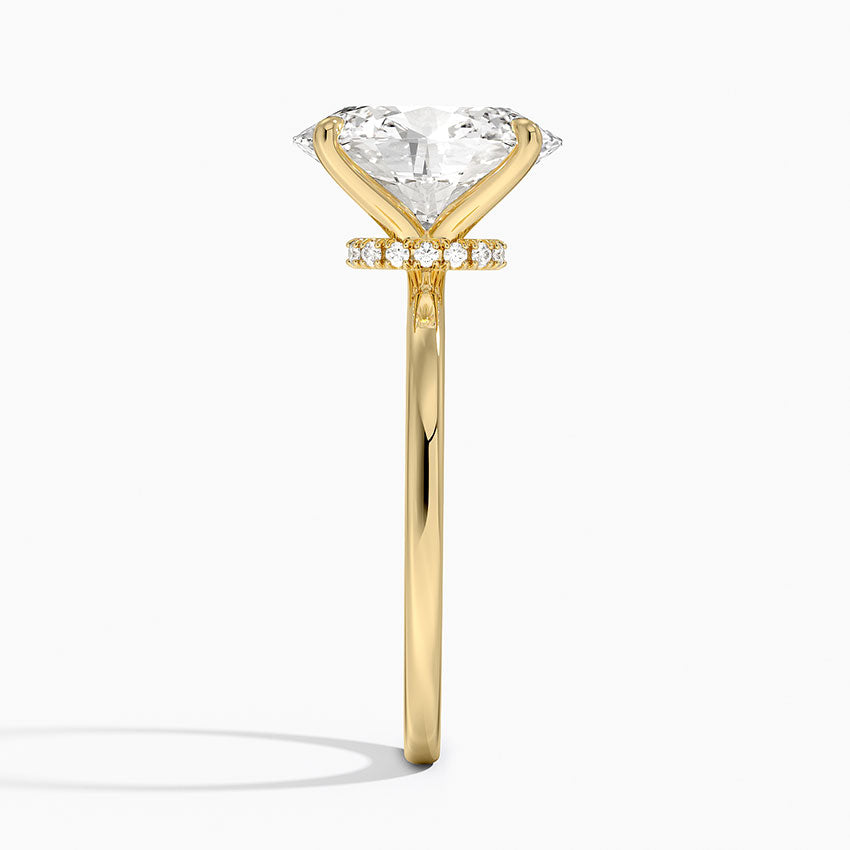 Jaipur Diamond Ring - Yellow Gold - 3 ct - Side 2
