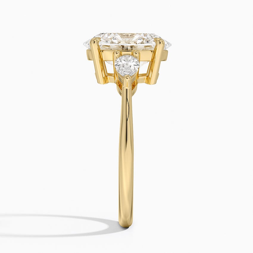 Bora Bora Diamond Ring - Yellow Gold - 3 ct - Side 2