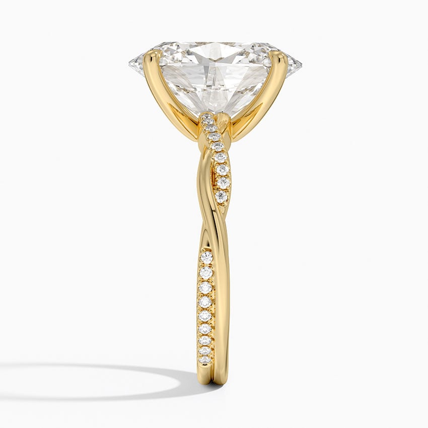 Sapporo Diamond Ring - Yellow Gold - 5 ct - Side 2