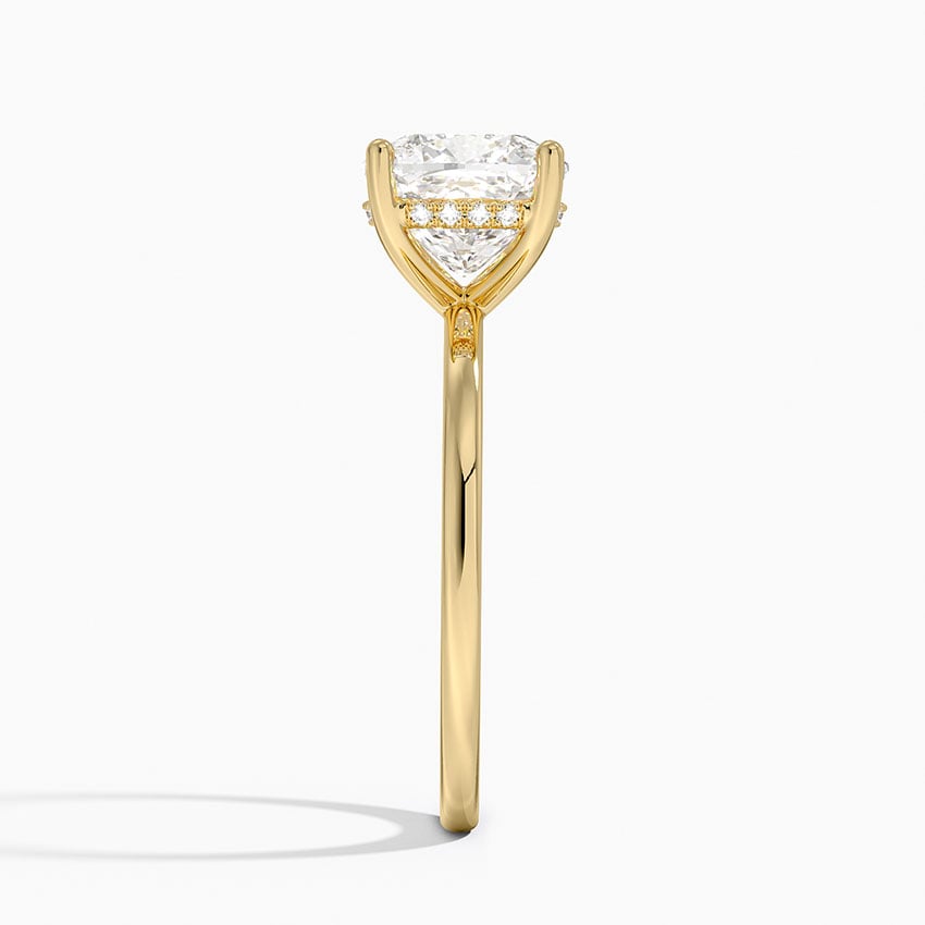 Tahiti Diamond Ring - Yellow Gold - 2.5 ct - Side 2