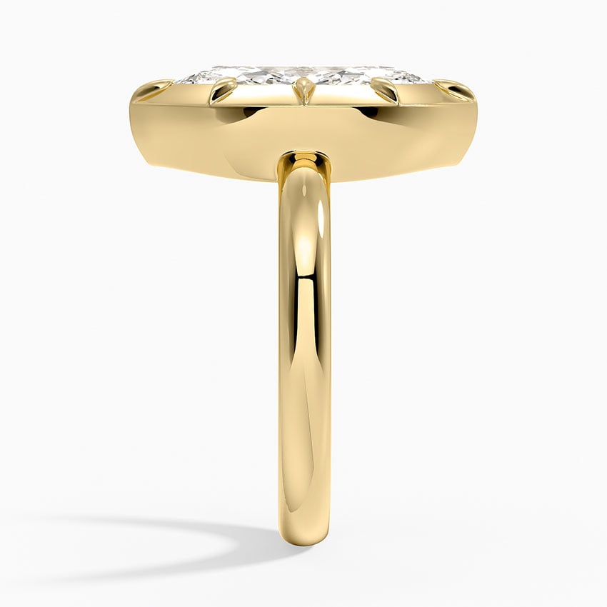 Cartagena Diamond Ring - Yellow Gold - 2 ct - Side 2