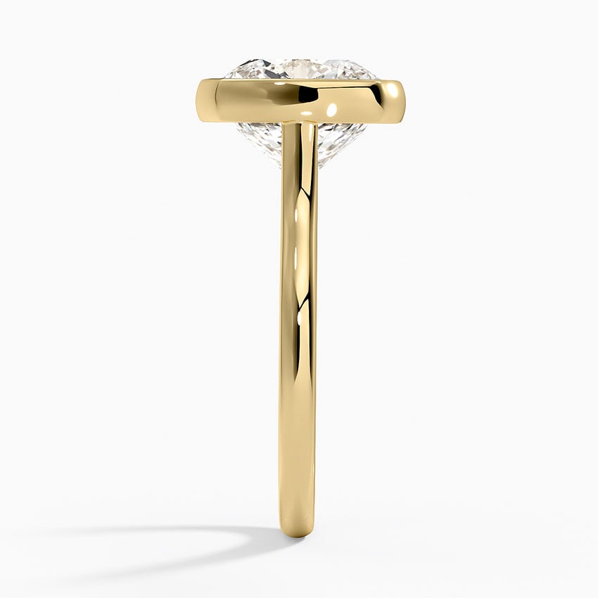Cannes Diamond Ring - Yellow Gold - 5 ct - Side 2