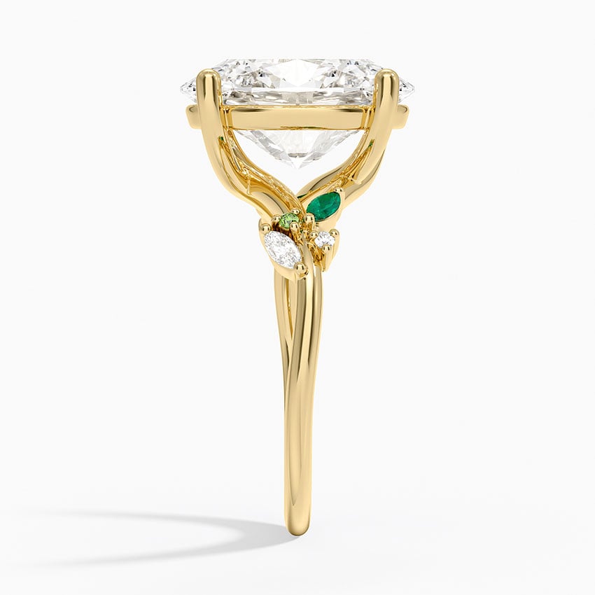 Lanai Diamond Ring - Yellow Gold - 5 ct - Side 2