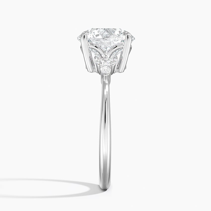 Sorrento Diamond Ring - White Gold - 2.5 ct - Side 2