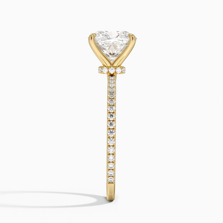 Monaco Diamond Ring - Yellow Gold - 2.5 ct - Side 2