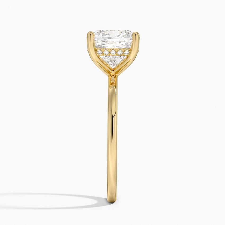 Tahiti Diamond Ring - Yellow Gold - 3 ct - Side 2