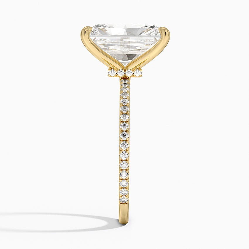 Bellagio Diamond Ring - Yellow Gold - 5 ct - Side 2