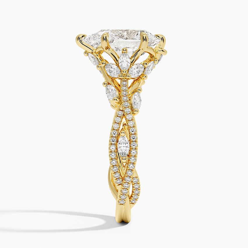 Marrakesh Diamond Ring - Yellow Gold - 2 ct - Side 2