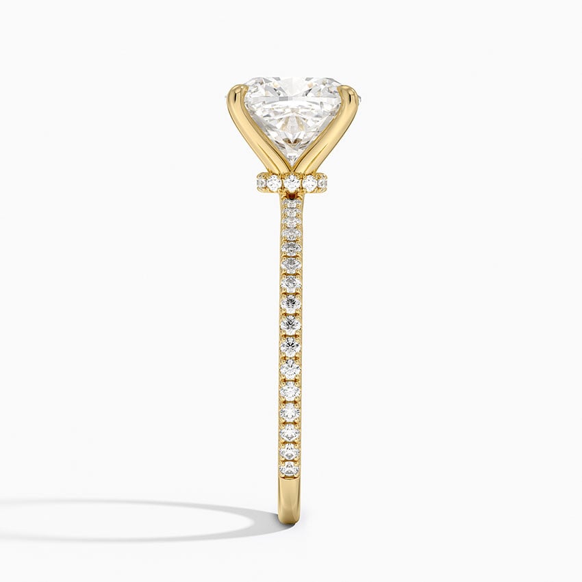 Monaco Diamond Ring - Yellow Gold - 3 ct - Side 2