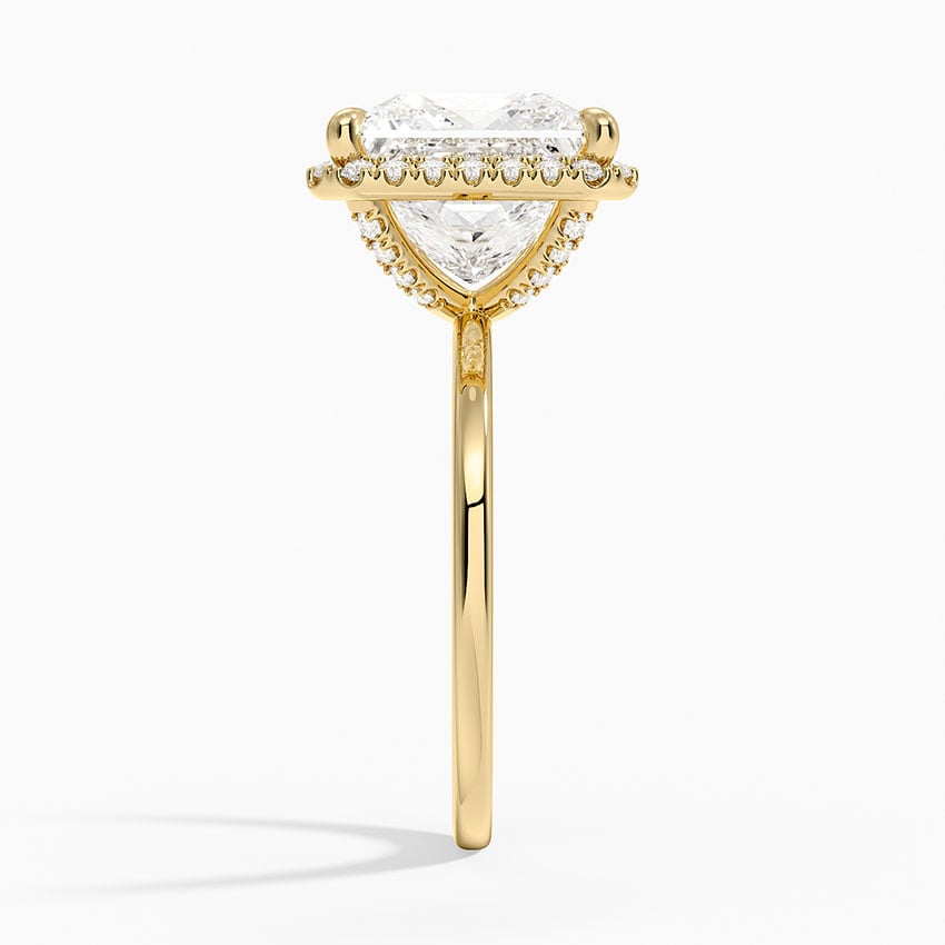 Bordeaux Diamond Ring - Yellow Gold - 5 ct - Side 2