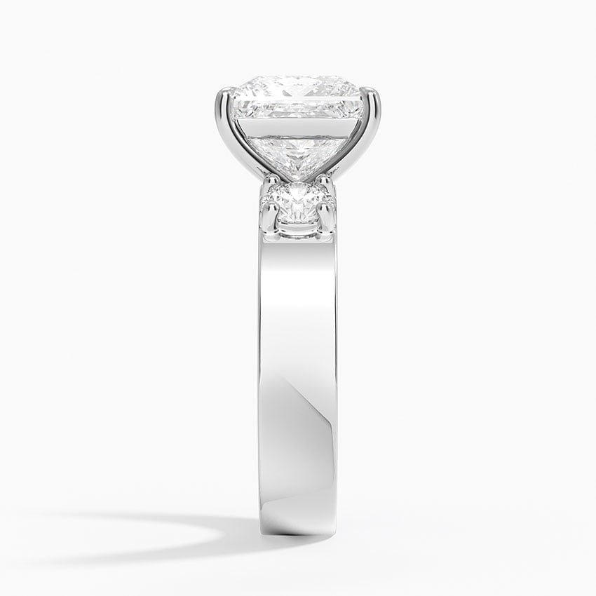 Tulum Diamond Ring - White Gold - 3 ct - Side 2
