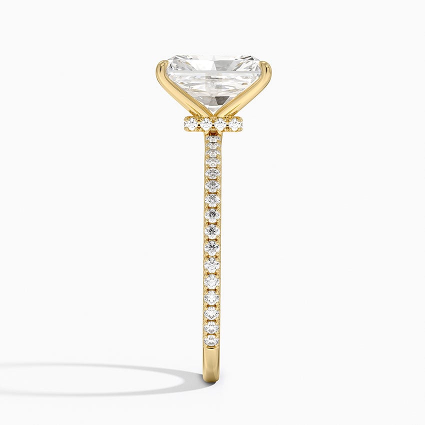 Bellagio Diamond Ring - Yellow Gold - 2 ct - Side 2